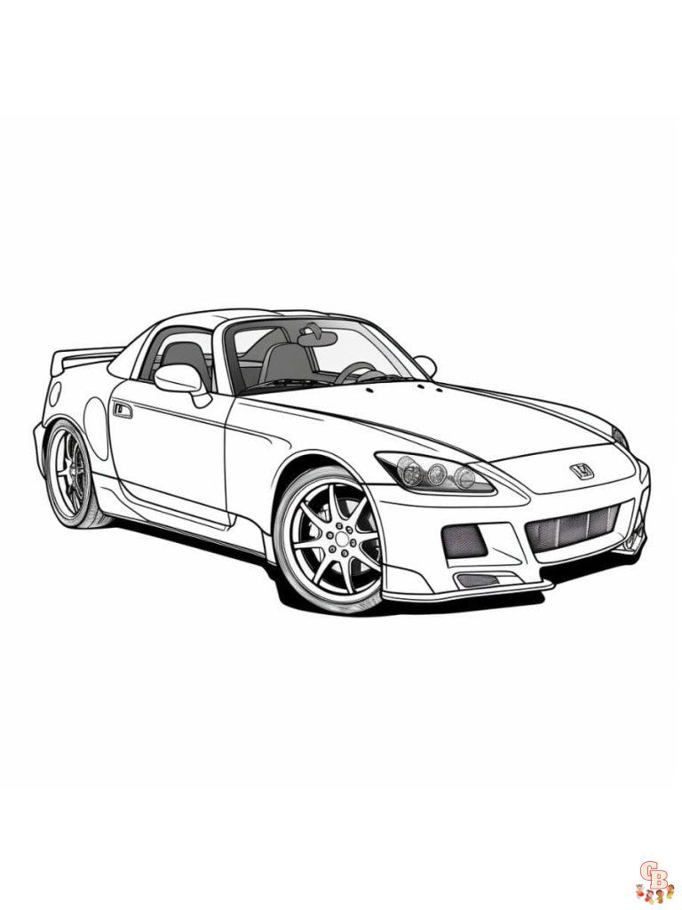 Printable Honda Coloring Pages For Kids And Adults