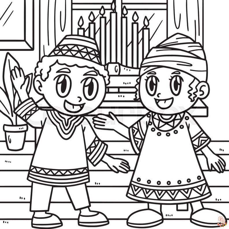 Indigenous Peoples' Day coloring pages to print