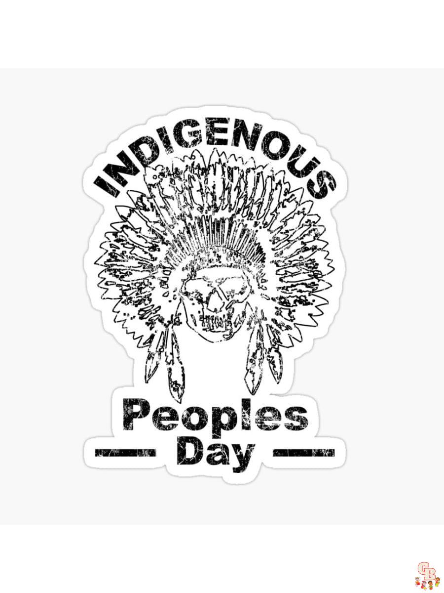 Indigenous Peoples' Day coloring pages
