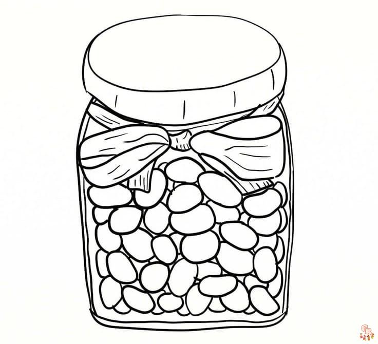 Jar coloring pages printable free