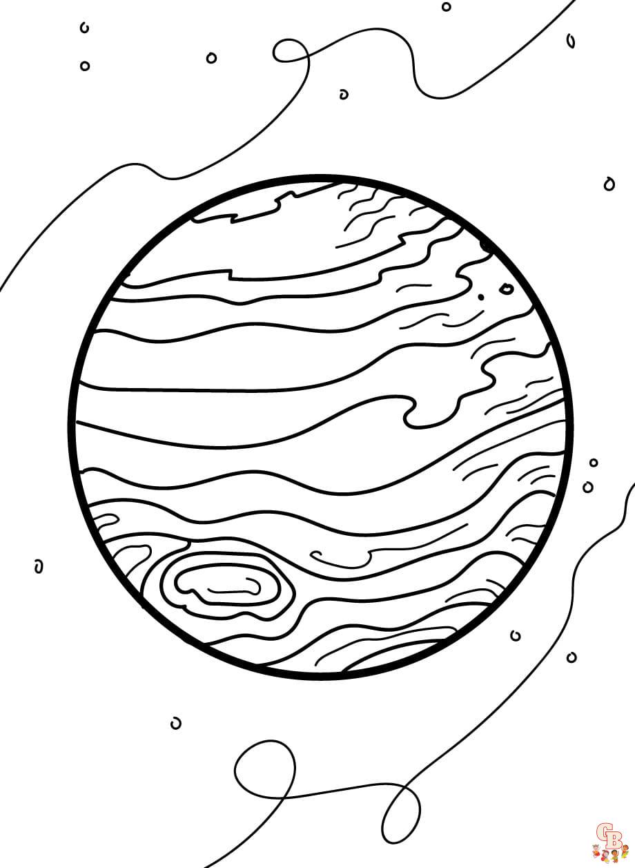 Jupiter coloring pages printable