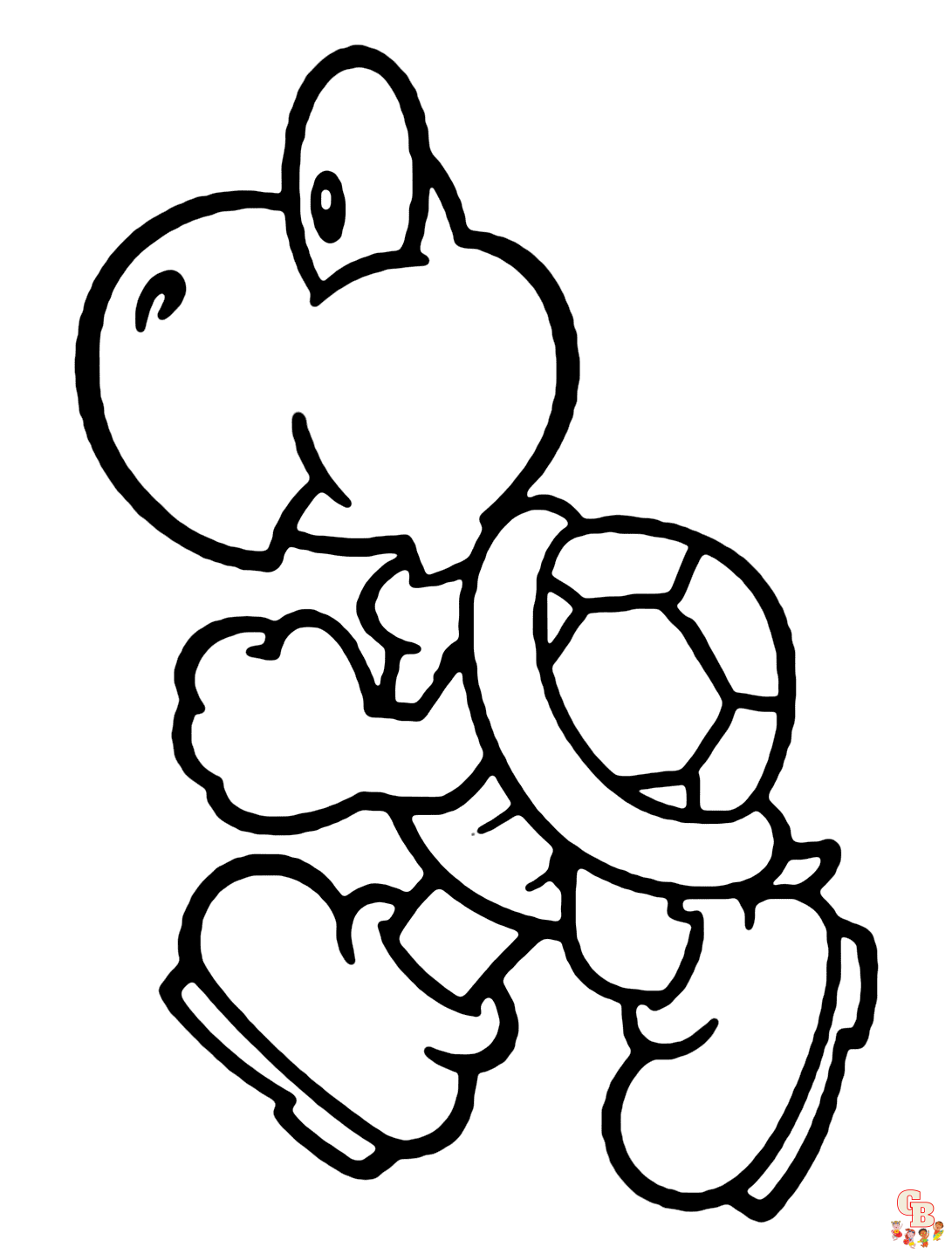 Koopa Troopa coloring pages to print