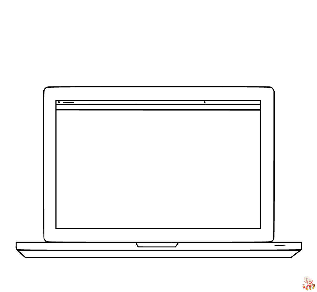 Laptop coloring pages printable free
