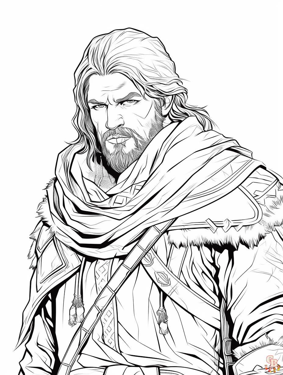 Man coloring pages free