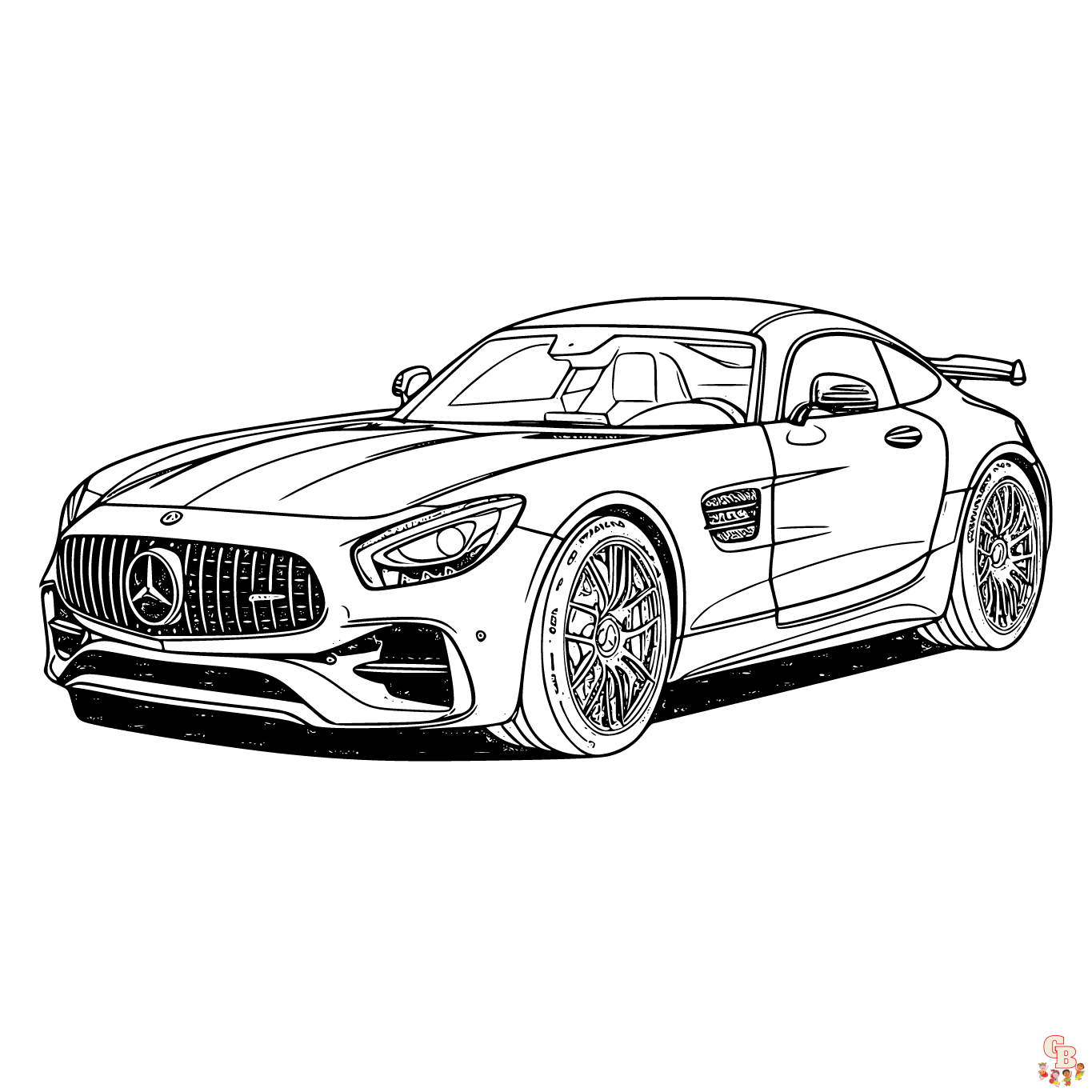 Mercedes coloring pages printable