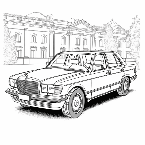 Printable Mercedes Coloring Pages Free For Kids And Adults