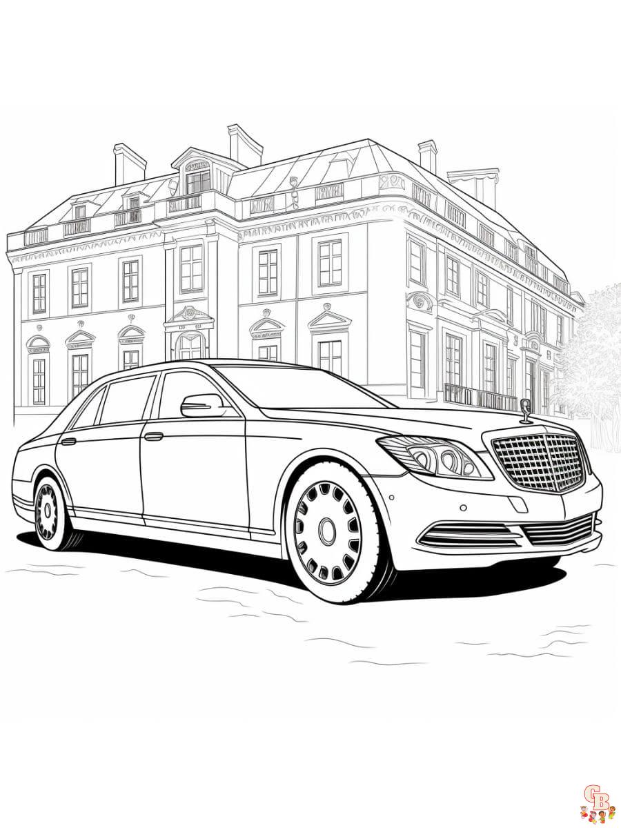 Mercedes coloring pages