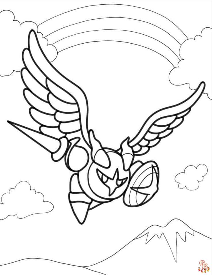 Meta Knight coloring pages to print