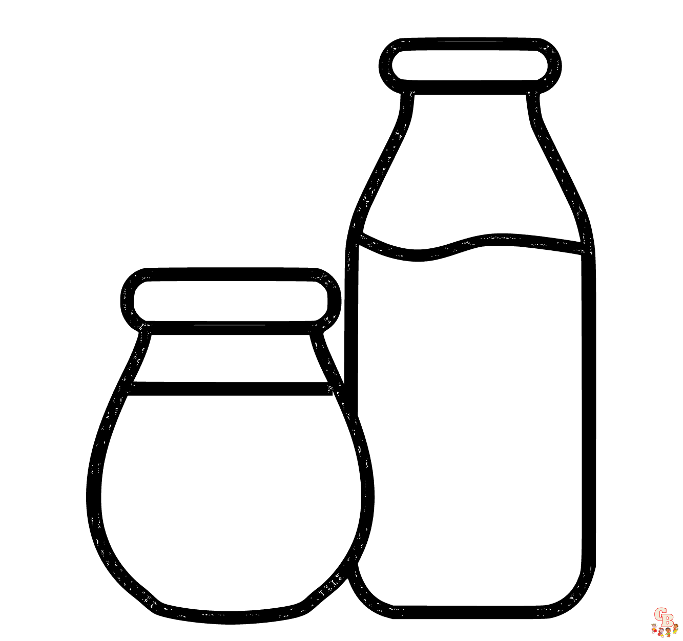 Milk coloring pages free
