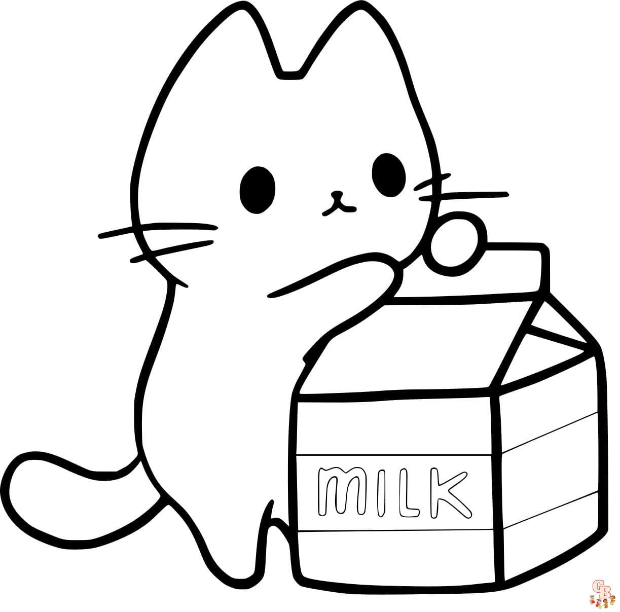 Milk coloring pages printable free