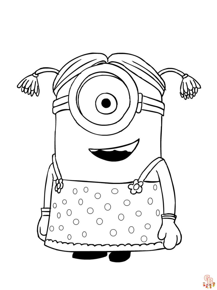 Minions Carl coloring pages