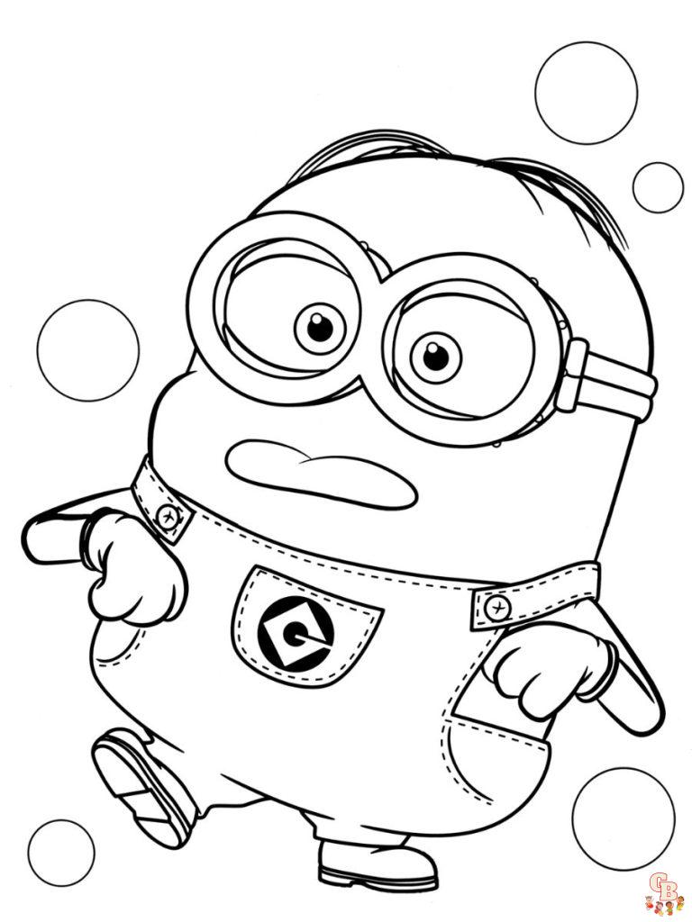 Minions Coloring Pages: Free Printable Sheets for Kids