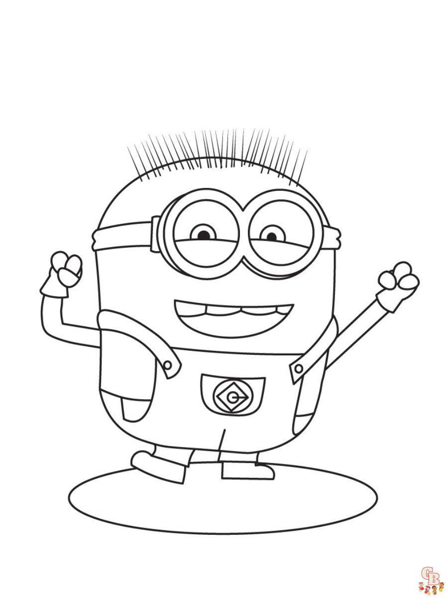 Minions Jerry coloring page