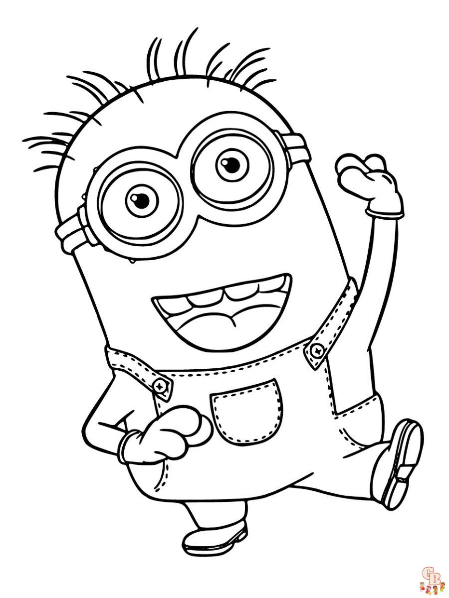 Minions Phil coloring page