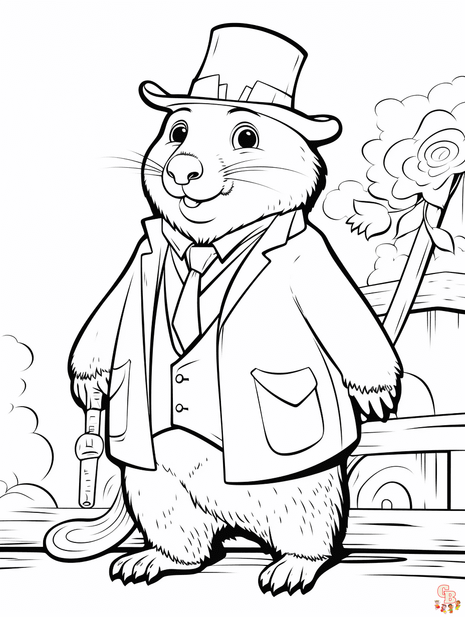 Mole Day Coloring Pages