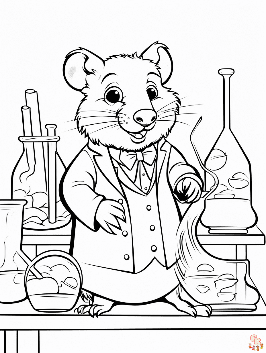 Mole Day Coloring Pages