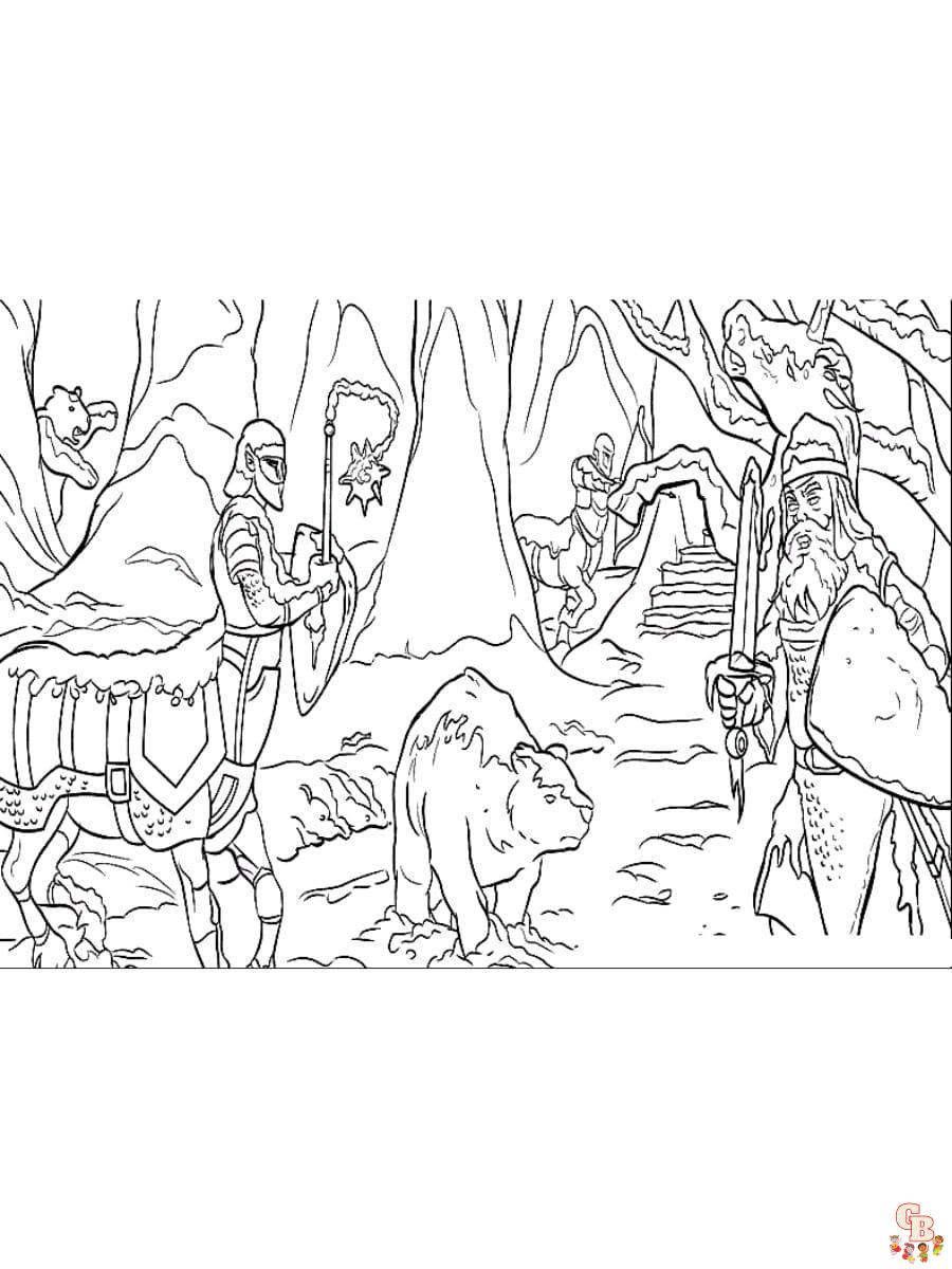 Narnia coloring pages