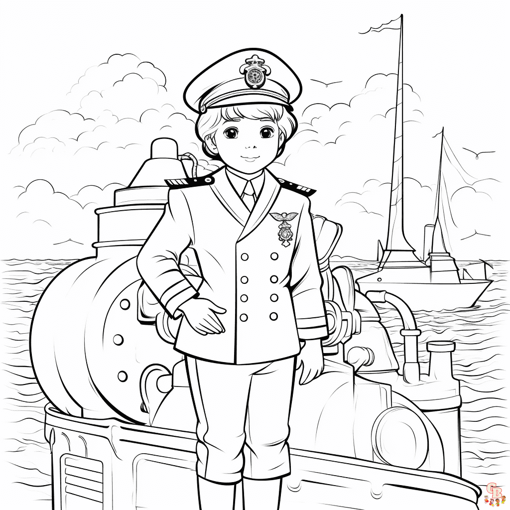 Navy Coloring Pages