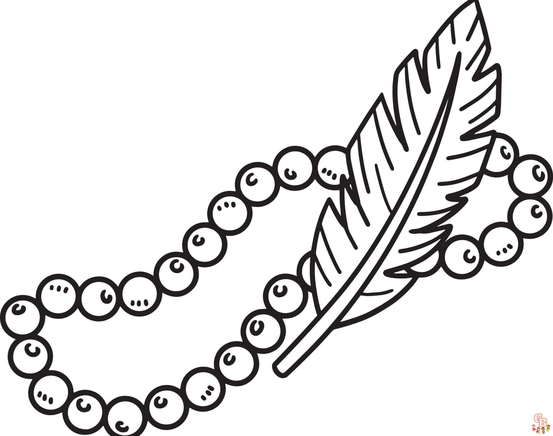 Necklace coloring pages printable free