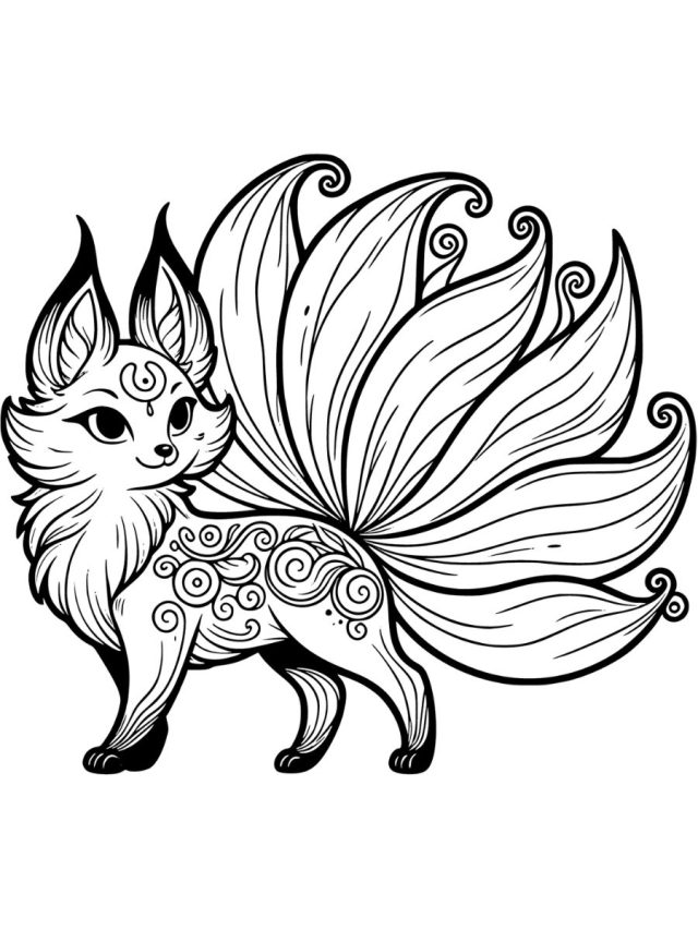 Entertaining Free Fox Coloring Pages for Kids - GBcoloring