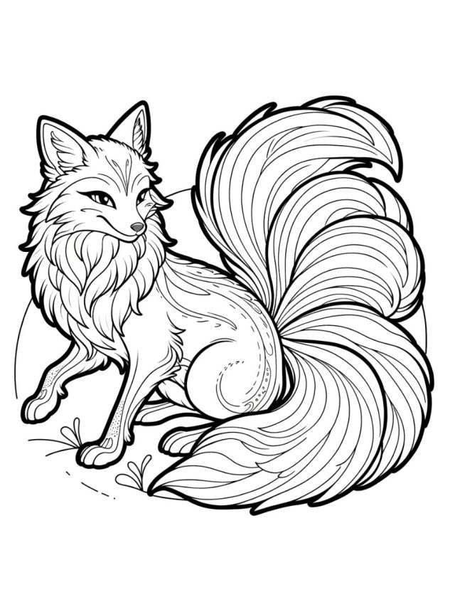 Entertaining Free Fox Coloring Pages for Kids - GBcoloring