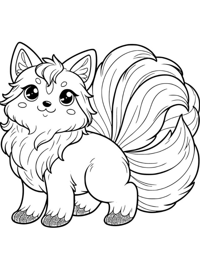 Entertaining Free Fox Coloring Pages for Kids - GBcoloring