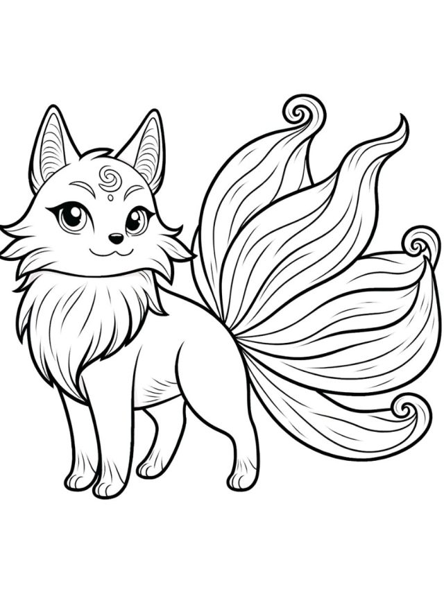 Entertaining Free Fox Coloring Pages for Kids - GBcoloring