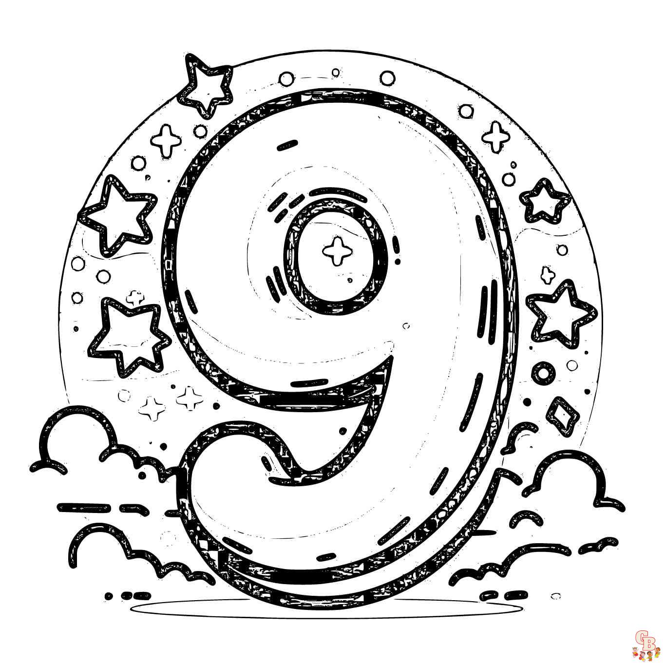 Number Coloring Pages