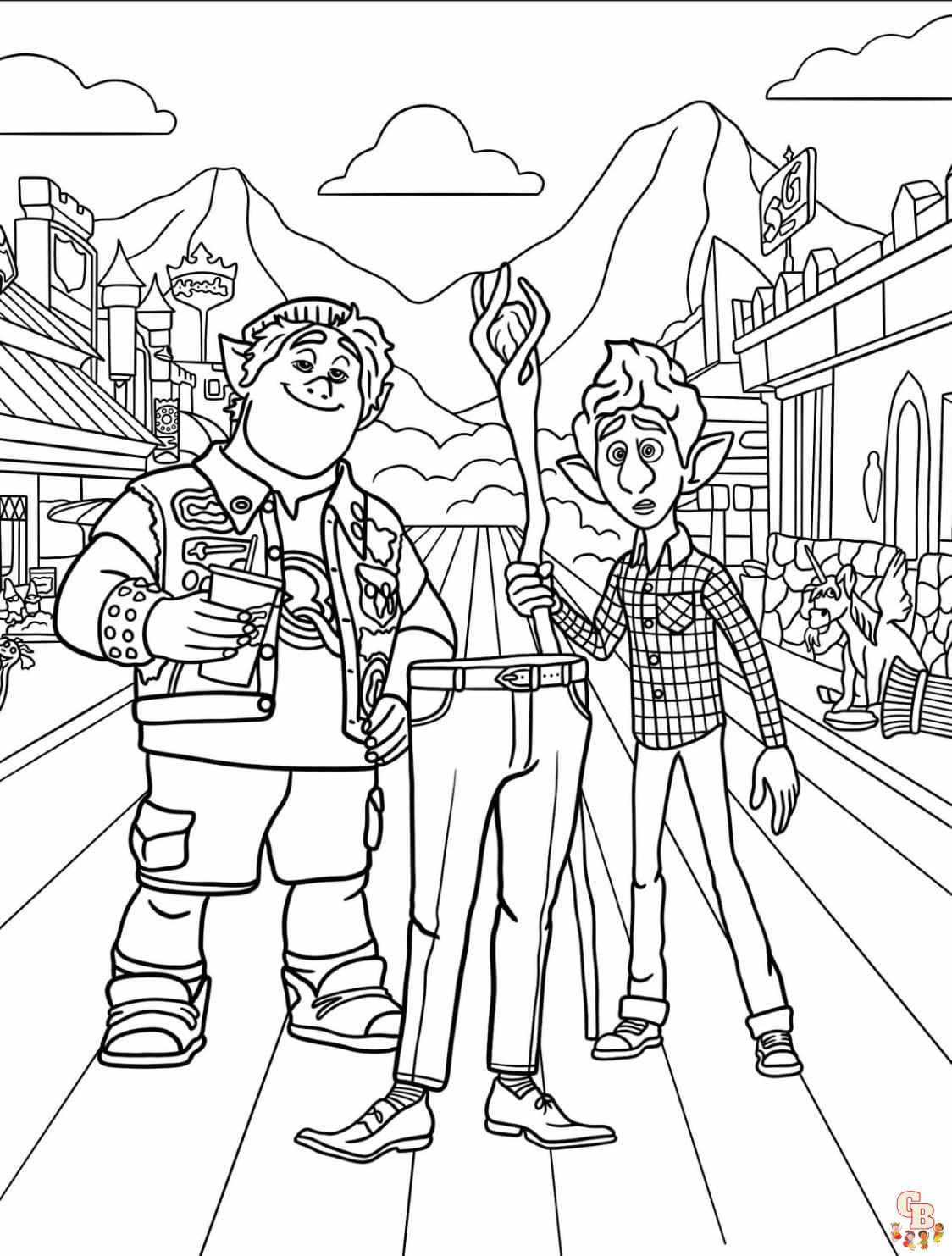 Onward coloring pages to print