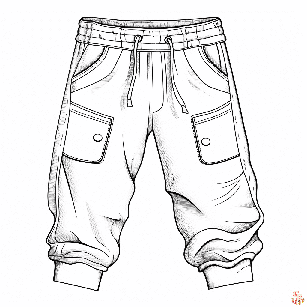 pants coloring pages