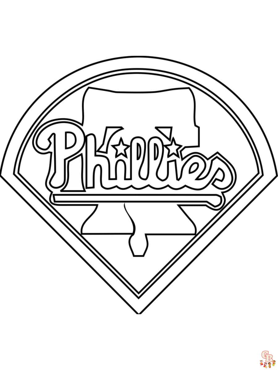 Phillies coloring pages