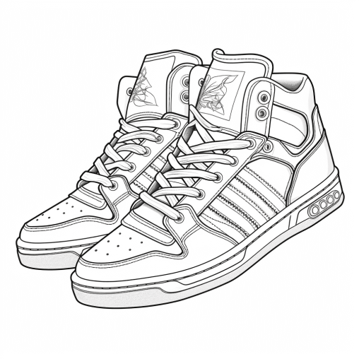 Printable Adidas Coloring Pages Free For Kids And Adults
