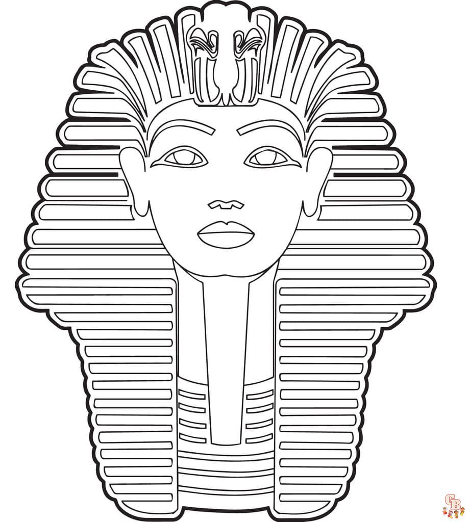 Printable Sphinx coloring sheets