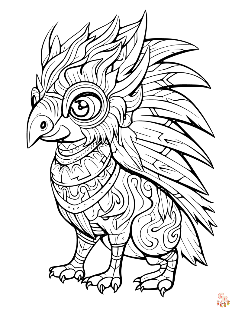 Printable Alebrijes Coloring Pages Free For Kids And Adults