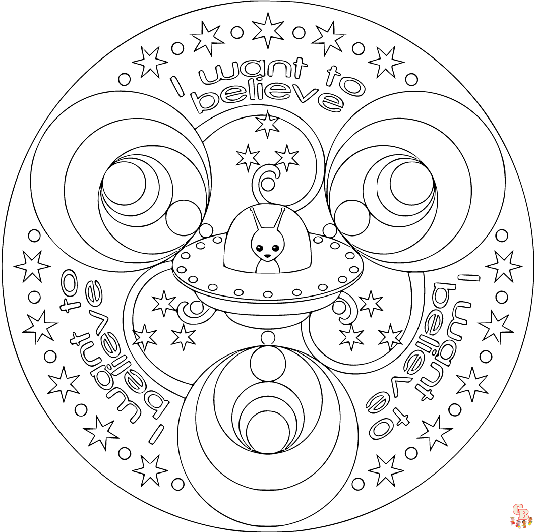 Printable celestial coloring sheets