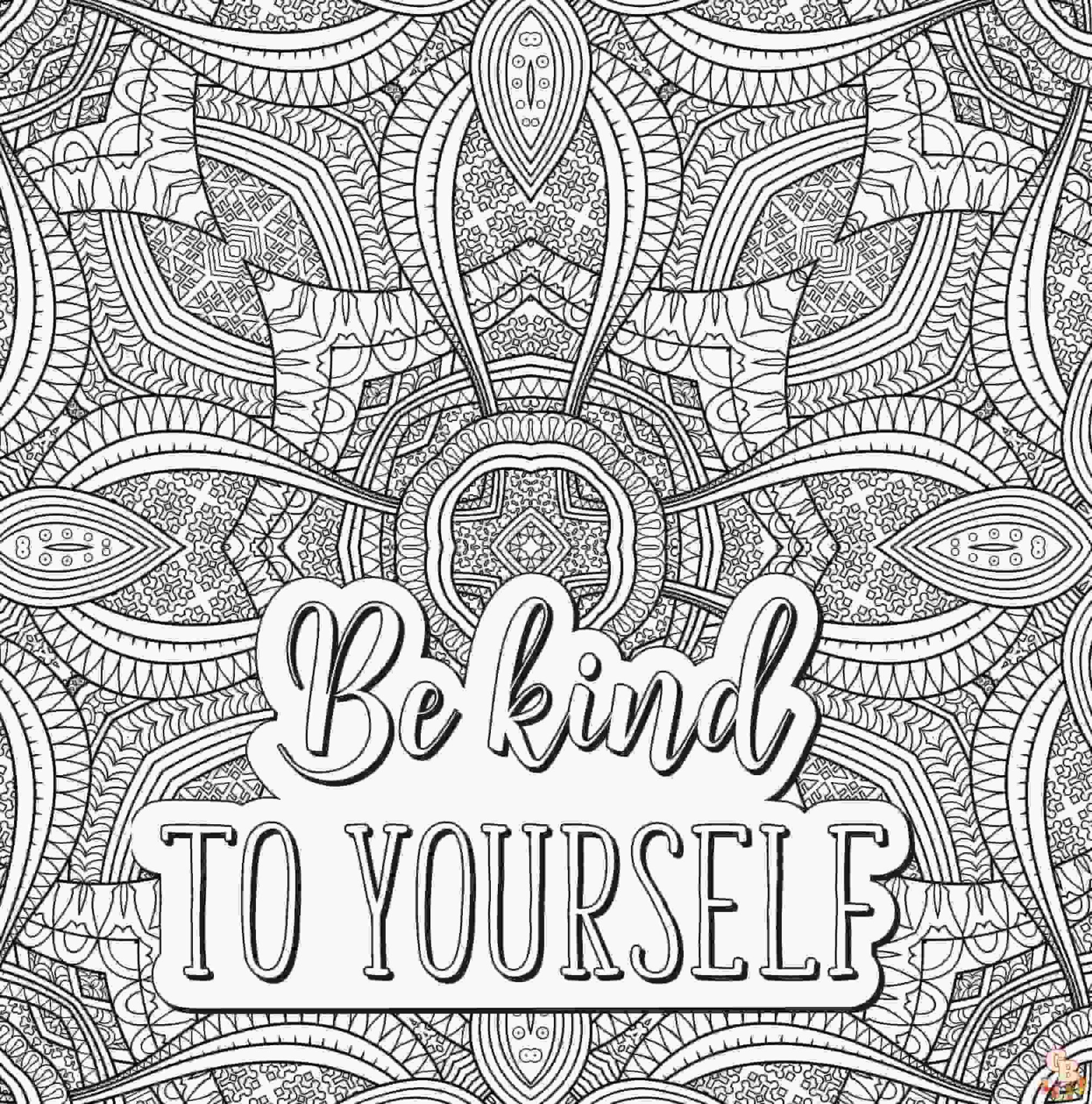 Printable Positive Affirmation Coloring Pages Free