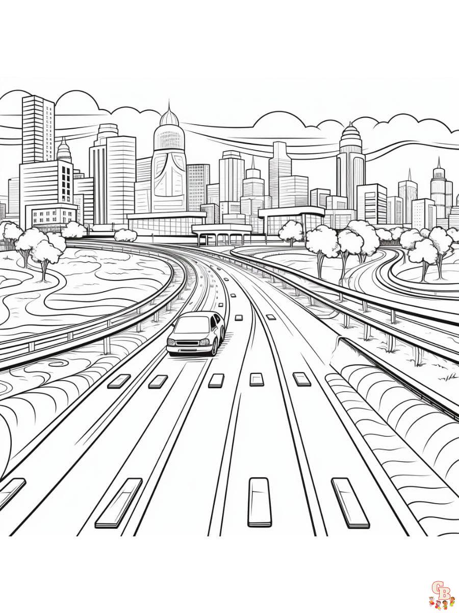 Road coloring pages