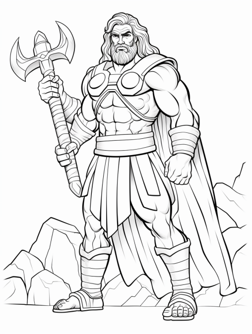 Printable Samson Coloring Pages Free For Kids And Adults