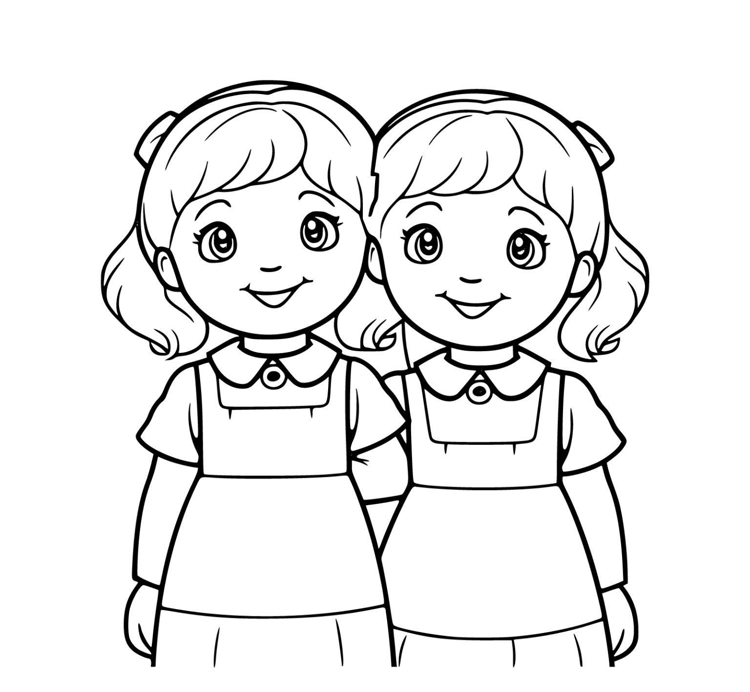 Printable Sister Coloring Pages Free For Kids And Adults