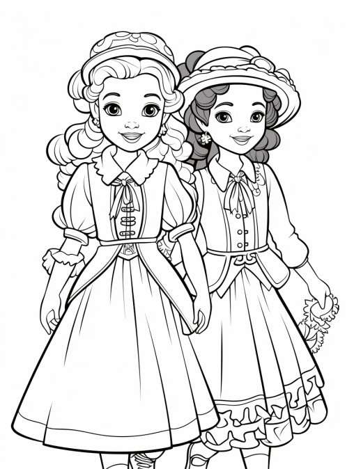 Printable Sister Coloring Pages Free For Kids And Adults