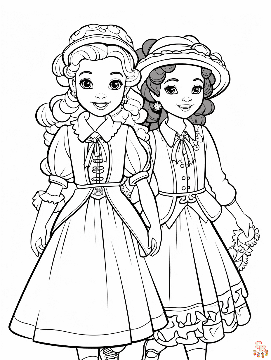 Sister coloring pages printable free
