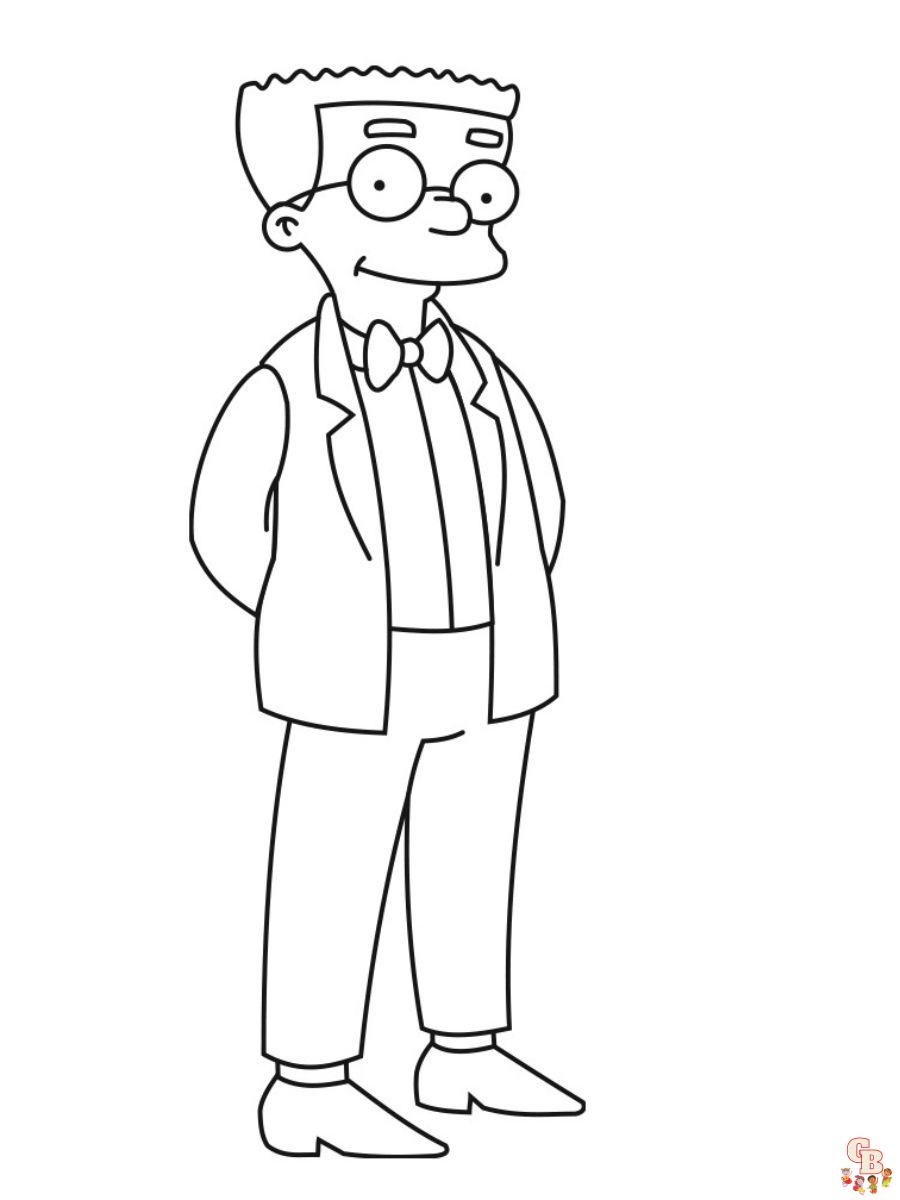 The Simpsons Coloring Pages