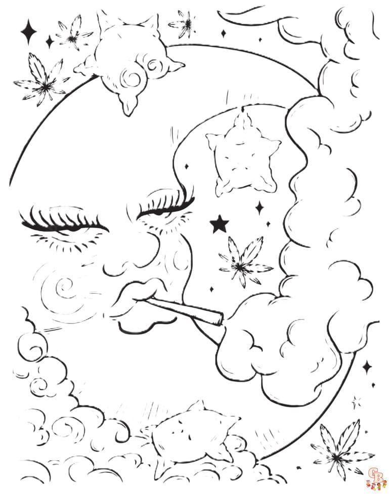 Smoking Coloring Pages