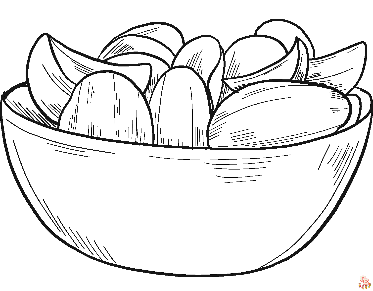 Snack coloring pages printable
