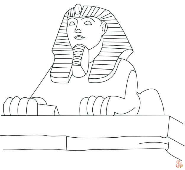 Sphinx coloring pages printable