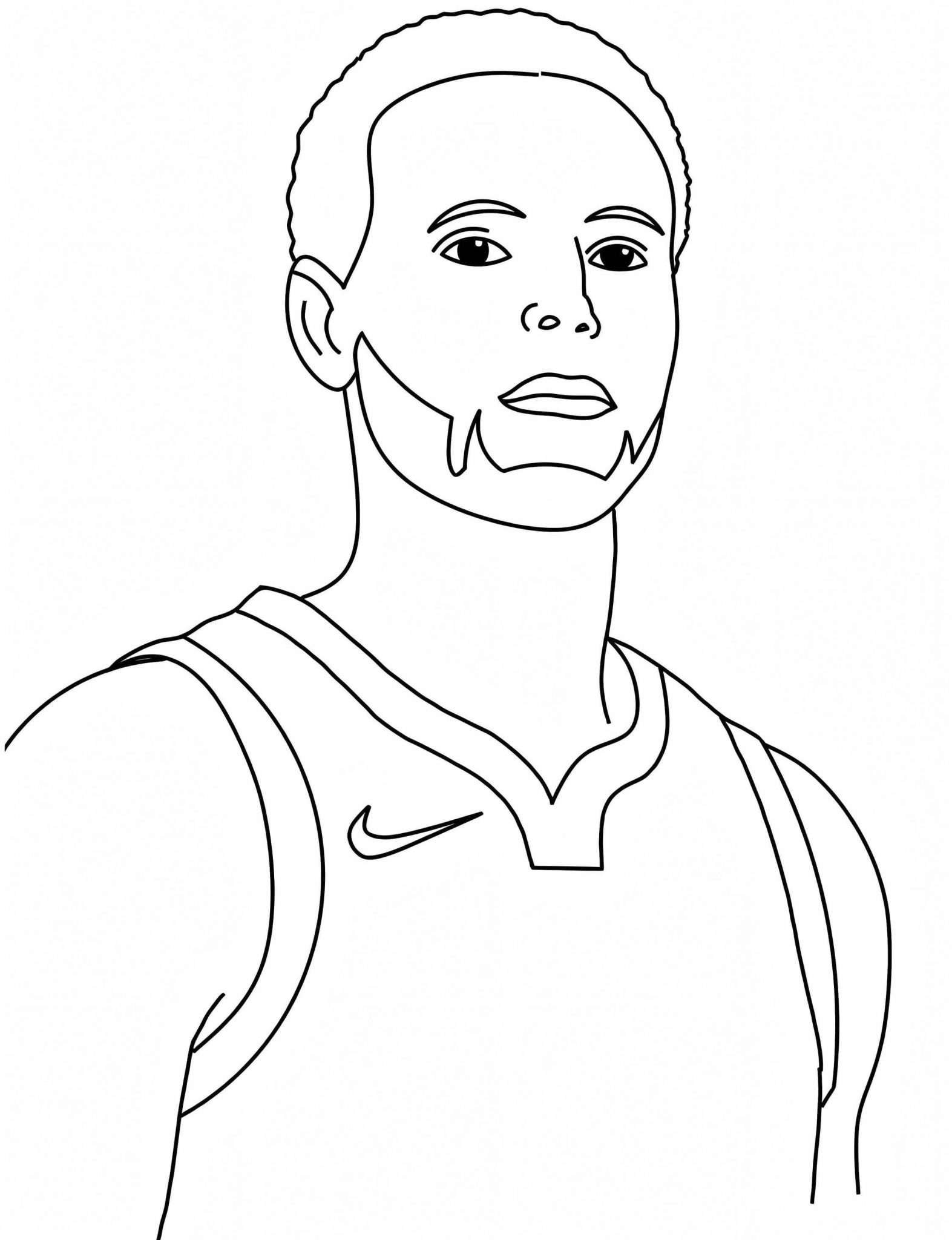 Printable Stephen Curry Coloring Pages Free For Kids And Adults