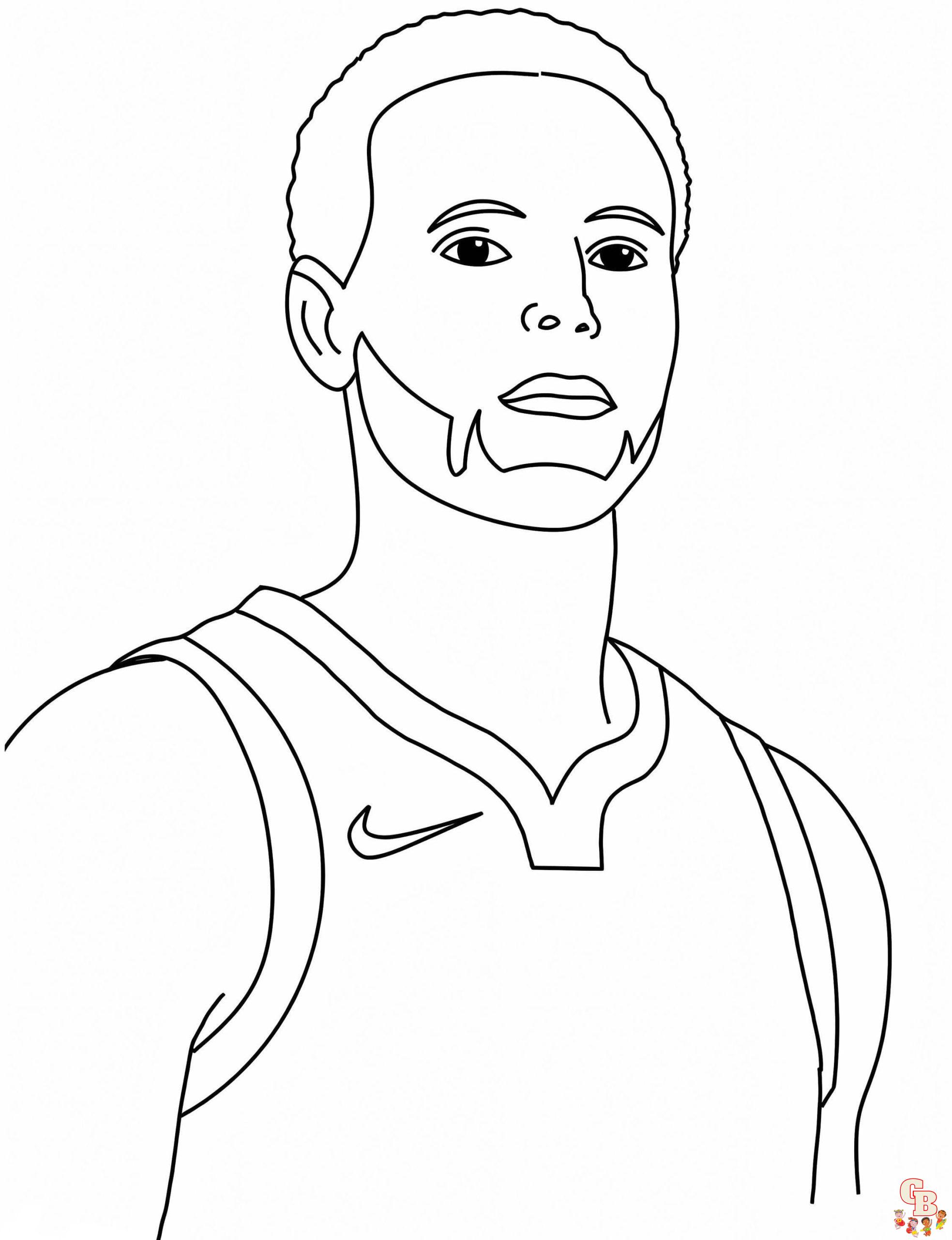 Stephen Curry Coloring Sheets