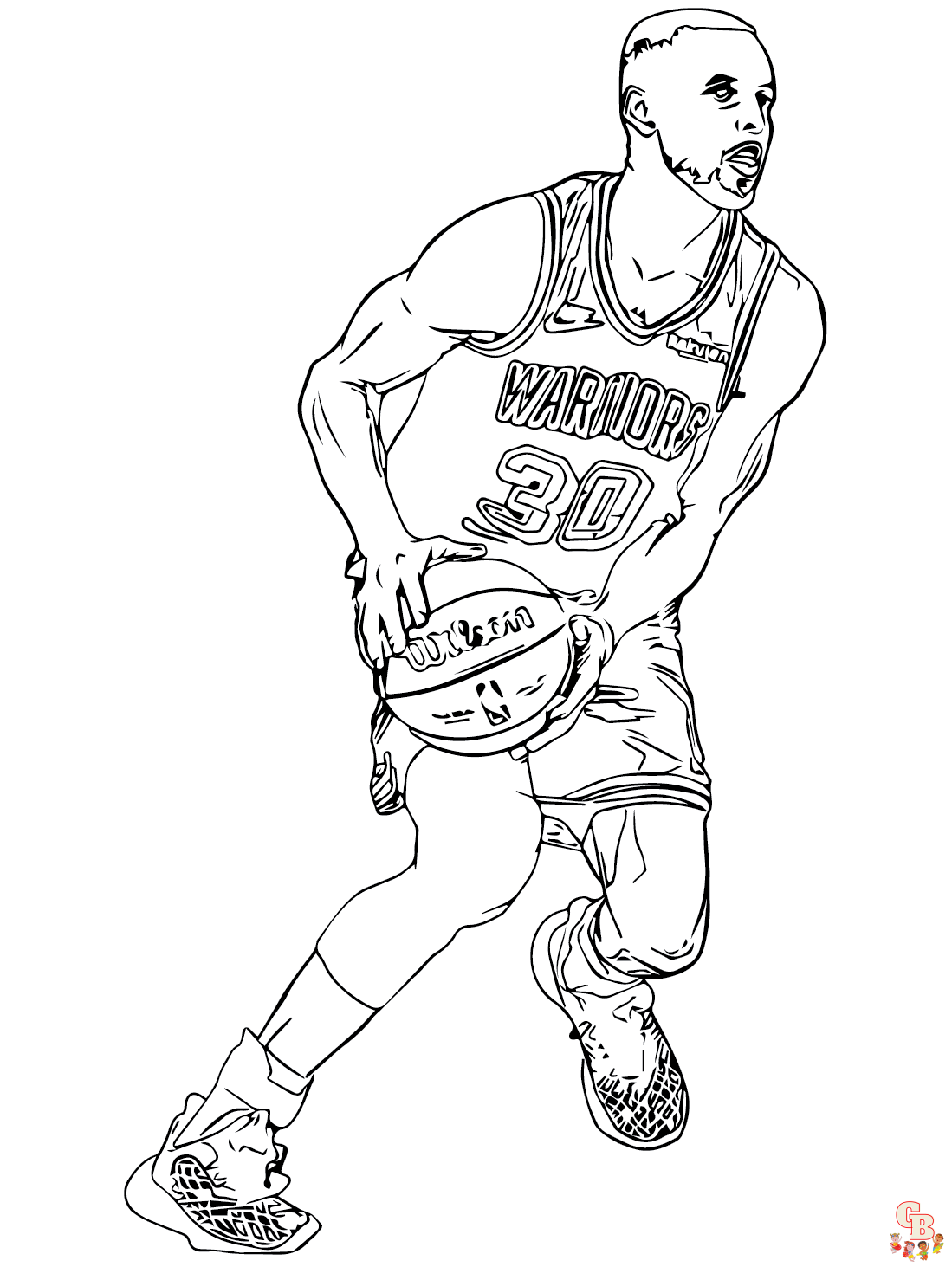 Stephen Curry coloring pages free
