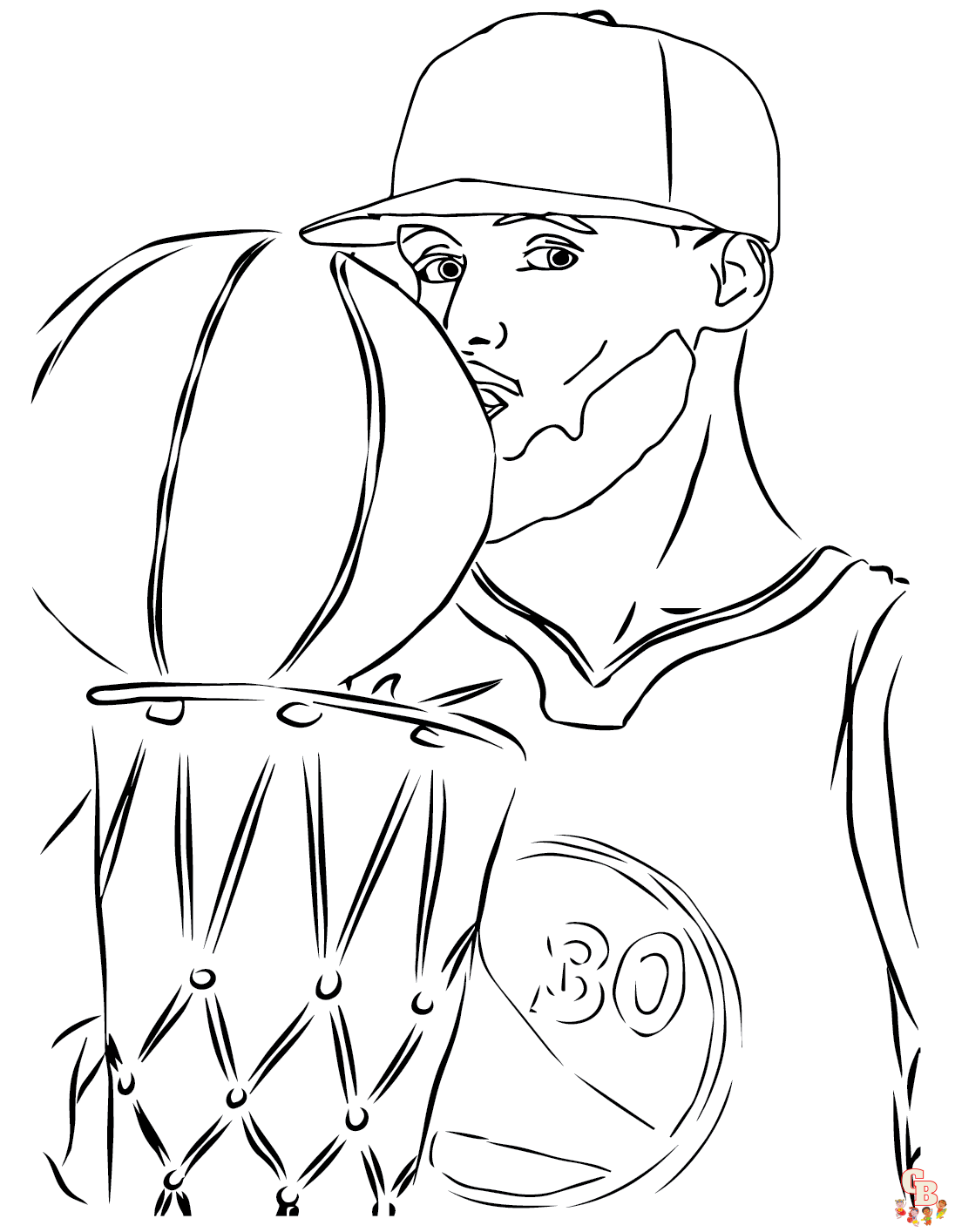 Stephen Curry coloring pages printable free