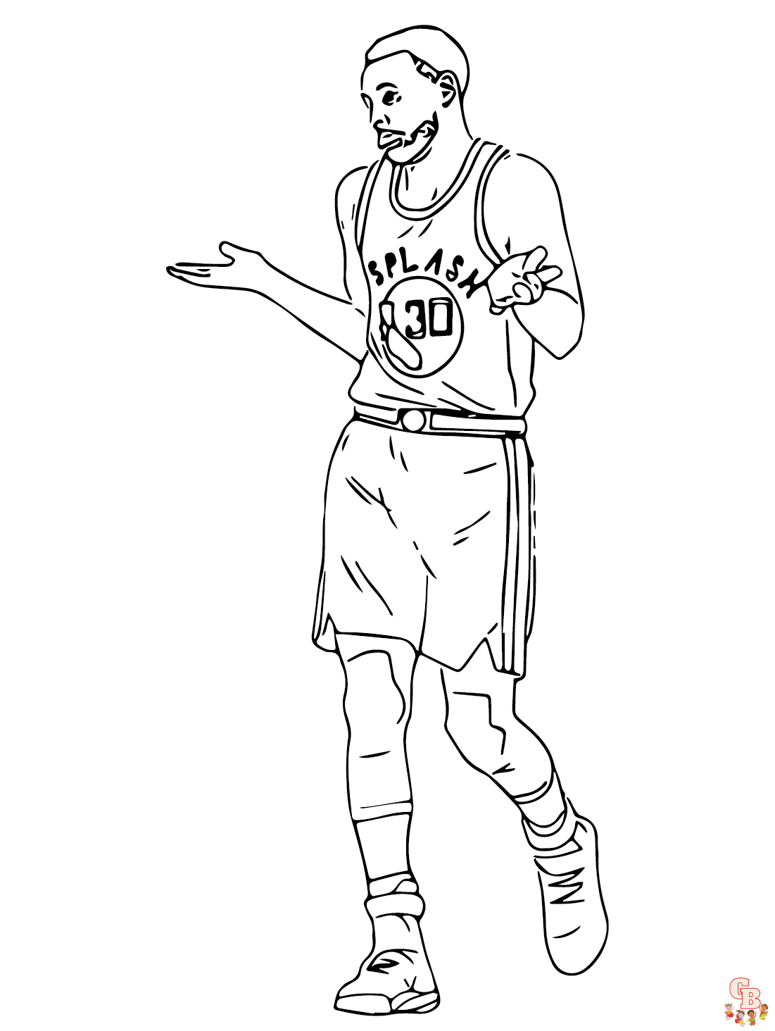 Stephen Curry coloring pages to print